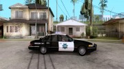 Ford Crown Victoria SFPD 1992 для GTA San Andreas миниатюра 5