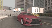 Lexus RC F RocketBunny para GTA San Andreas miniatura 1