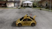 Volkswagen Beetle Pokemon para GTA San Andreas miniatura 2