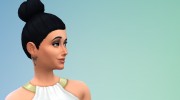 Серьги Prisonic Fairytale Earrings para Sims 4 miniatura 2