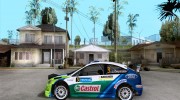 Ford Focus RS WRC 2006 для GTA San Andreas миниатюра 2