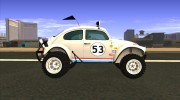 Volkswagen Beetle Herbie для GTA San Andreas миниатюра 4