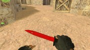 Штык нож кровавая паутина para Counter Strike 1.6 miniatura 1