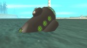 Подводная лодка для GTA San Andreas миниатюра 4