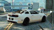 Unmarked Mustang GT500 for GTA 5 miniature 3