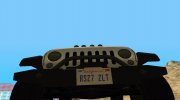 Jeep Wrangler Lowpoly para GTA San Andreas miniatura 3
