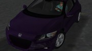 Honda CR-Z 2010 для GTA Vice City миниатюра 10