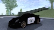 Porsche 911 GT2 RS (997) Police para GTA San Andreas miniatura 1