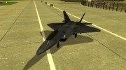 F-22 Grey для GTA San Andreas миниатюра 1