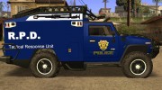 Hummer FBI truck para GTA San Andreas miniatura 1