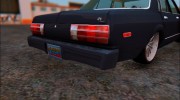 Dodge Aspen Custom для GTA San Andreas миниатюра 3