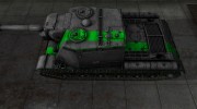 Скин для ИСУ-152 с зеленой полосой para World Of Tanks miniatura 2