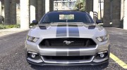 Ford Mustang GT 2015 1.0a для GTA 5 миниатюра 3