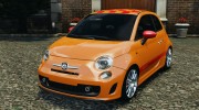 Fiat 500 Abarth для GTA 4 миниатюра 1