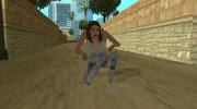 Девушка в джинсах for GTA San Andreas miniature 6