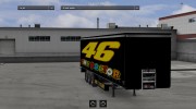 Valentino Rossi trailer for Euro Truck Simulator 2 miniature 2