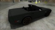 1996 Chevrolet Corvette C4 Cabrio Drift для GTA San Andreas миниатюра 4