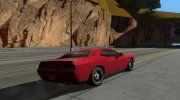 Dodge Challenger SRT8 SA Style for GTA San Andreas miniature 2