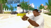 Golden Glock для GTA San Andreas миниатюра 1
