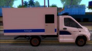 Газель Next Полиция для GTA San Andreas миниатюра 2
