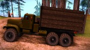 КрАЗ 255 Лесовоз для GTA San Andreas миниатюра 2