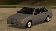 Lada Samara VAZ 2115 2001 (Low Poly) para GTA San Andreas miniatura 3