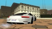 Porsche 911 Turbo S 2016 Lowpoly para GTA San Andreas miniatura 2