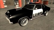 1970 Chevrolet Chevelle SS Police LVPD for GTA San Andreas miniature 1