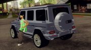 Mercedes-Benz G63 AMG 2019 para GTA San Andreas miniatura 5