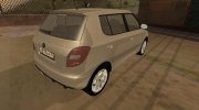 Skoda Fabia RS 2011 для GTA San Andreas миниатюра 4