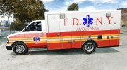 F.D.N.Y. Ambulance para GTA 4 miniatura 2