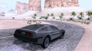 DeLorean (Straßenversion) для GTA San Andreas миниатюра 4