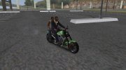GTA V Western Motorcycle Nightblade V2 (v1) para GTA San Andreas miniatura 3