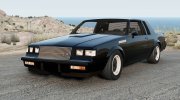 Buick GNX 1987 для BeamNG.Drive миниатюра 1