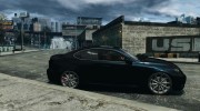 Lexus IS F para GTA 4 miniatura 5