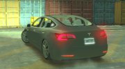2018 Tesla Model 3 para GTA 4 miniatura 2