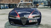 Alfa Romeo 159 Carabinieri для GTA 4 миниатюра 6