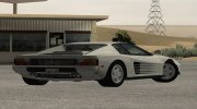 1987 Ferrari Testarossa (US-Spec) для GTA San Andreas миниатюра 2