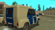 УАЗ 469 Милиция для GTA San Andreas миниатюра 12