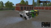 Volvo FH16 FLATBED (v1.0 Freakyman) для Farming Simulator 2017 миниатюра 6