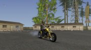 GTA V Western Motorcycle Zombie Bobber V2 для GTA San Andreas миниатюра 3