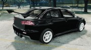 Mitsubishi Evolution X (ToneBee Designs) for GTA 4 miniature 5
