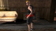 Skin GTA V Online HD парень c жёлтой причёской for GTA San Andreas miniature 4