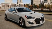 Hyundai Genesis Coupe 2013 для GTA 4 миниатюра 1