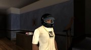 Racing Helmet Rockstar для GTA San Andreas миниатюра 2