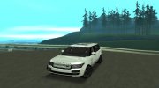 Range Rover SVAutobiography для GTA San Andreas миниатюра 1