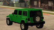 Jeep Wrangler Unlimited Rubicon 2013 for GTA San Andreas miniature 4
