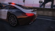 LAPD Mercedes-Benz AMG GT 2016 для GTA 5 миниатюра 4