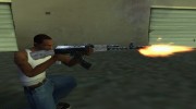 AK-47 Grey Chrome для GTA San Andreas миниатюра 6