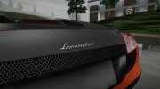 Lamborghini Murcielago LP650-4 Roadster для GTA San Andreas миниатюра 6